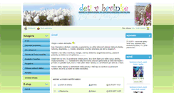 Desktop Screenshot of detivbavlnke.sk